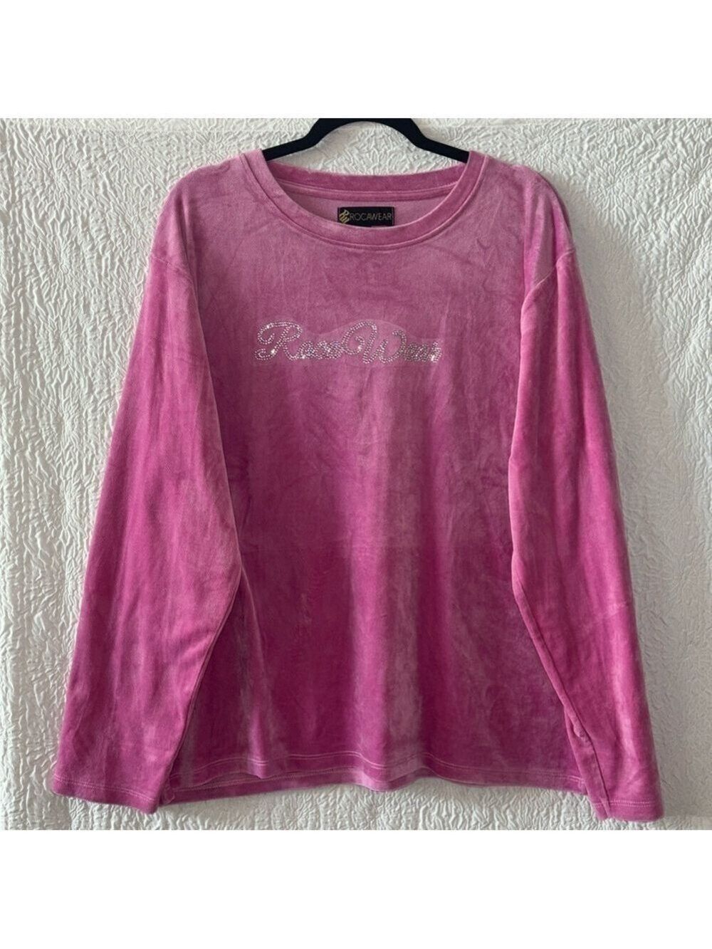 Rocawear Velvet Rhinestone Sweatshirt